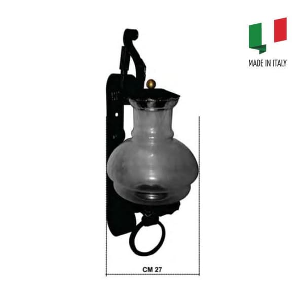 Lanterna in Ferro con Vetro