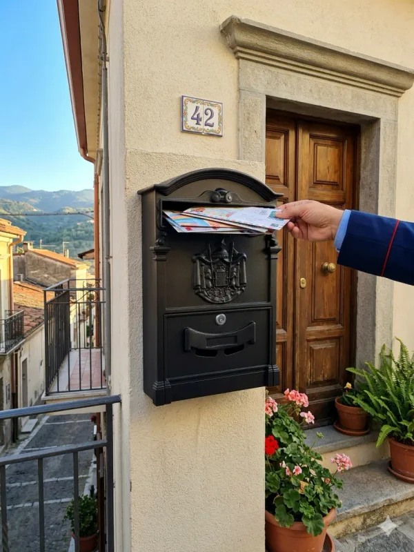 Cassetta Postale Reale da Esterno con Serratura