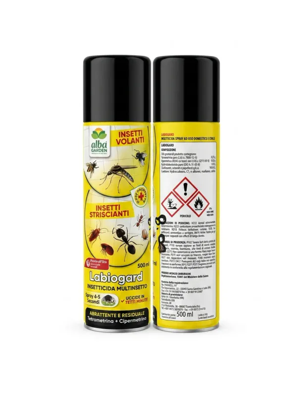 Insetticida Multinsetto Spray 500 ml per Casa e Giardino