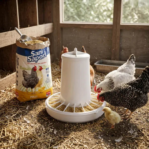 Mangiatoia a Tramoggia per Polli e Galline 3kg