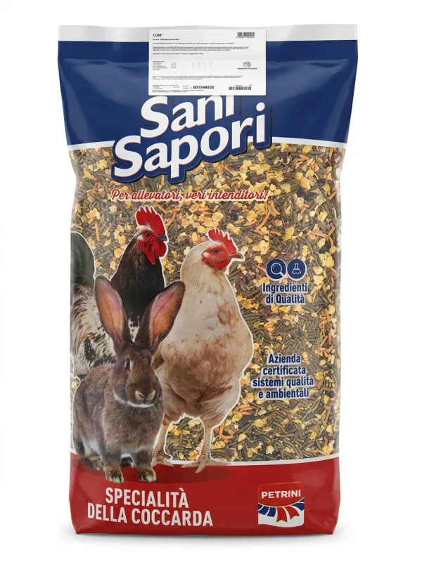 Mangime Coccarda Sani Sapori per Pollame e Conigli